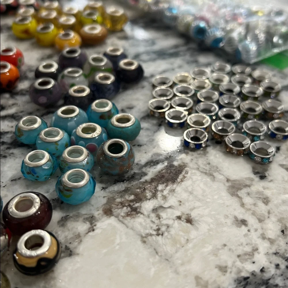 SOLD FOR SPEEDYWEEZIE Colorful Bead Collection with Silver Accents - Picture 2 of 16